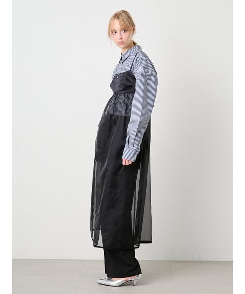 SORIN（ソリン　）の「Embroidered Basic Shirt/エンブロイダード ベーシックシャツ（シャツ/ブラウス・レディース・ライトブルー/ホワイト/ストライプ・38）」の15枚目の写真