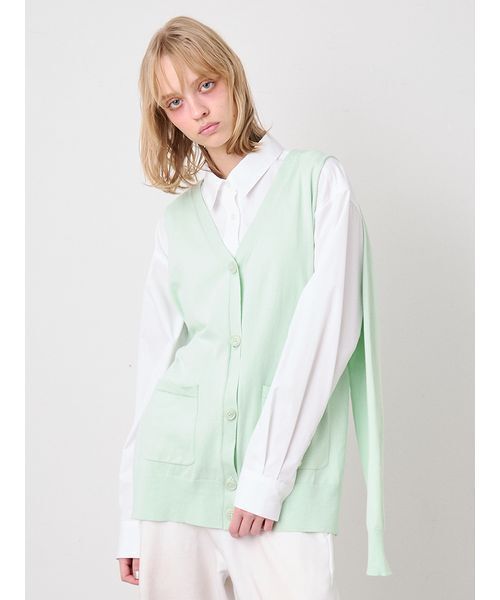 SORIN（ソリン　）の「Embroidered Basic Shirt/エンブロイダード ベーシックシャツ（シャツ/ブラウス・レディース・ライトブルー/ホワイト/ストライプ・38）」の21枚目の写真