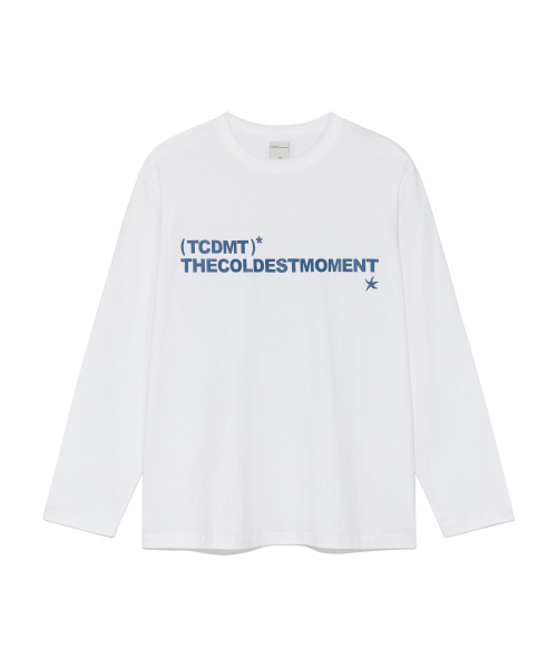 THECOLDESTMOMENT(ザコールデストモーメント)の「TCM box long sleeve (white)(Tシャツ/カットソー・レディース・その他・MEDIUM/LARGE)」の2枚目の写真