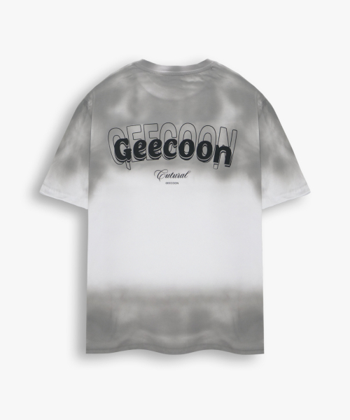GEECOON(ジークーン)の「ペインテッドスモークウォッシング半袖Tシャツ GEE265-101 グレー(Tシャツ/カットソー・メンズ・チャコールグレー・LARGE/X-LARGE)」の3枚目の写真