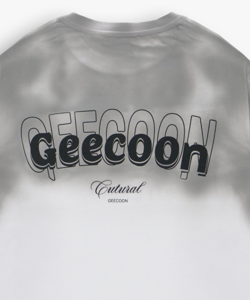 GEECOON(ジークーン)の「ペインテッドスモークウォッシング半袖Tシャツ GEE265-101 グレー(Tシャツ/カットソー・メンズ・チャコールグレー・LARGE/X-LARGE)」の4枚目の写真