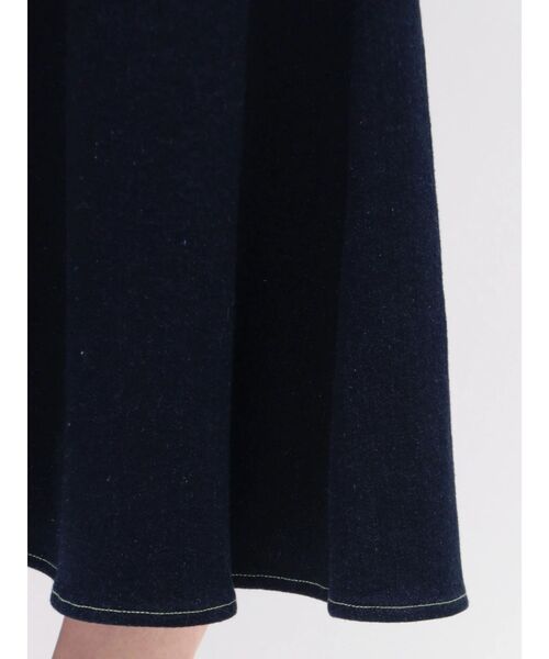 dazzlin（ダズリン）の「ペプラムマーメイドステッチワンピース（ワンピース・レディース・インディゴブルー/オフホワイト/ブルー・MEDIUM/SMALL）」の9枚目の写真