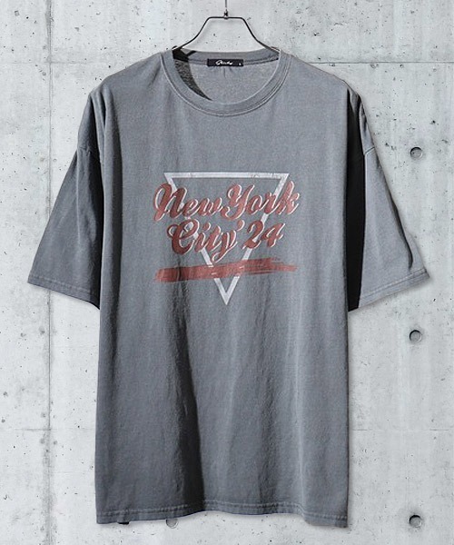 SHISKY（シスキー）の「ピグメント オーバーサイズTシャツ（Tシャツ/カットソー・メンズ・グレー系その他3/グレー系その他2/その他1/グレー系その他5/グレー系その他4/その他3/その他2/グレー系その他6/チャコールグレー/その他/グレー系その他/グレー系その他7・M/XL/L）」の6枚目の写真