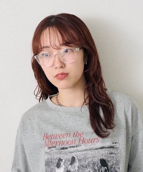 mystic（ミスティック）の「マーブルクリアメガネ（メガネ・レディース・クリア・ONE SIZE）」の2枚目の写真