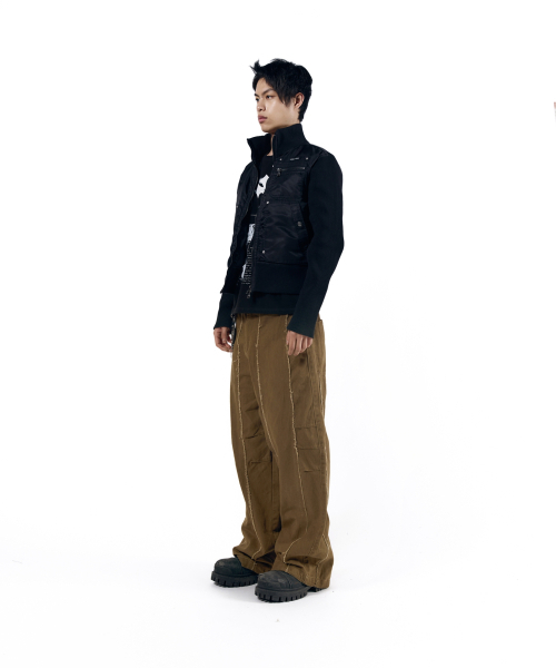AAKAM(アーカム)の「Knee Pin-Tuck Panel Cotton Pants (Brown)(その他パンツ・レディース・その他・1/2)」の10枚目の写真