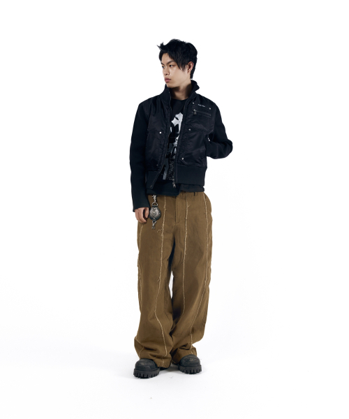AAKAM(アーカム)の「Knee Pin-Tuck Panel Cotton Pants (Brown)(その他パンツ・レディース・その他・1/2)」の14枚目の写真