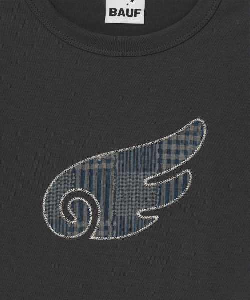 BAUF（バウフ）の「B エンジェル スリムフィット Tシャツ [チャコール]（Tシャツ/カットソー・レディース・その他・FREE）」の10枚目の写真