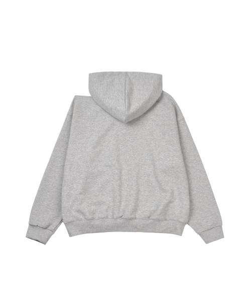 GILAARCHIVE(ギラアーカイブ)の「SCRIPT LETTERING ONE SHOULDER HOODED_GREY(パーカー・レディース・その他・FREE)」の6枚目の写真