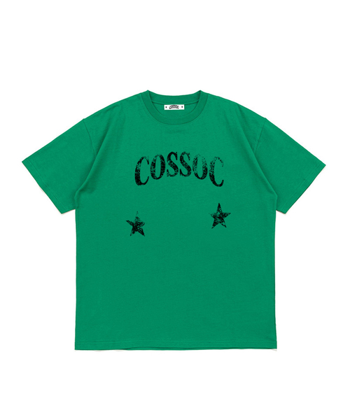COSO(コソ)の「CCスタースター半袖Tシャツ (8 COLORS)(Tシャツ/カットソー・レディース・ホワイト/ライトグレー/ネイビー/グリーン/バーガンディー/グレー/チャコール/ブラック・SMALL/MEDIUM/LARGE)」の6枚目の写真