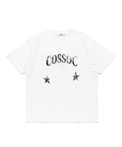 COSO(コソ)の「CCスタースター半袖Tシャツ (8 COLORS)(Tシャツ/カットソー・レディース・ホワイト/ライトグレー/ネイビー/グリーン/バーガンディー/グレー/チャコール/ブラック・SMALL/MEDIUM/LARGE)」の10枚目の写真