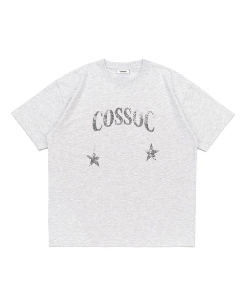 COSO(コソ)の「CCスタースター半袖Tシャツ (8 COLORS)(Tシャツ/カットソー・レディース・ホワイト/ライトグレー/ネイビー/グリーン/バーガンディー/グレー/チャコール/ブラック・SMALL/MEDIUM/LARGE)」の11枚目の写真
