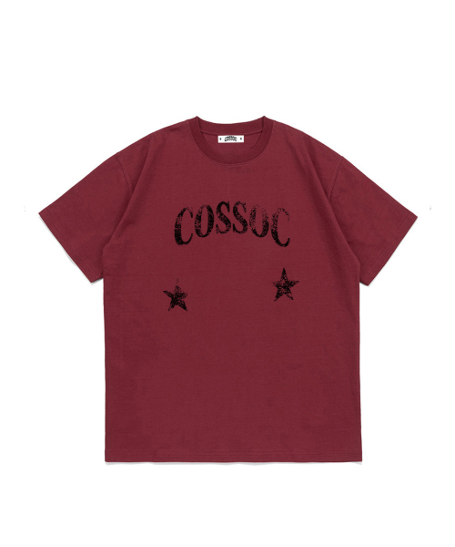COSO(コソ)の「CCスタースター半袖Tシャツ (8 COLORS)(Tシャツ/カットソー・レディース・ホワイト/ライトグレー/ネイビー/グリーン/バーガンディー/グレー/チャコール/ブラック・SMALL/MEDIUM/LARGE)」の13枚目の写真