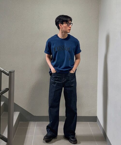 COSO(コソ)の「CCスタースター半袖Tシャツ (8 COLORS)(Tシャツ/カットソー・レディース・ホワイト/ライトグレー/ネイビー/グリーン/バーガンディー/グレー/チャコール/ブラック・SMALL/MEDIUM/LARGE)」の20枚目の写真
