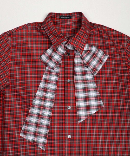 MILKBOY（ミルクボーイ）の「ARRANGEABLE BOW シャツ（シャツ/ブラウス・メンズ・A/C/B・FREE）」の15枚目の写真