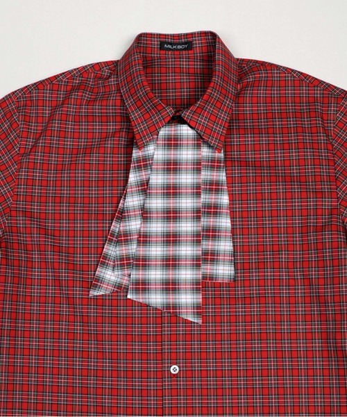 MILKBOY（ミルクボーイ）の「ARRANGEABLE BOW シャツ（シャツ/ブラウス・メンズ・A/C/B・FREE）」の16枚目の写真