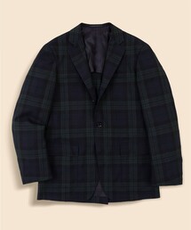 BROOKS BROTHERS | トロピカルウール　ブラックウォッチ　段返り３釦ジャケット　Traditional　Made by RING JACKET(テーラードジャケット)