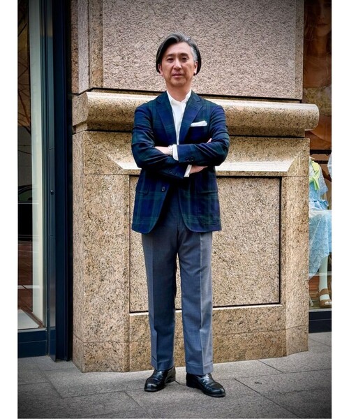 BROOKS BROTHERS(ブルックスブラザーズ)の「トロピカルウール ブラックウォッチ 段返り3釦ジャケット Traditional Made by RING JACKET(テーラードジャケット・メンズ・ネイビー・37SHT/38SHT/39SHT/40SHT/42SHT)」の9枚目の写真