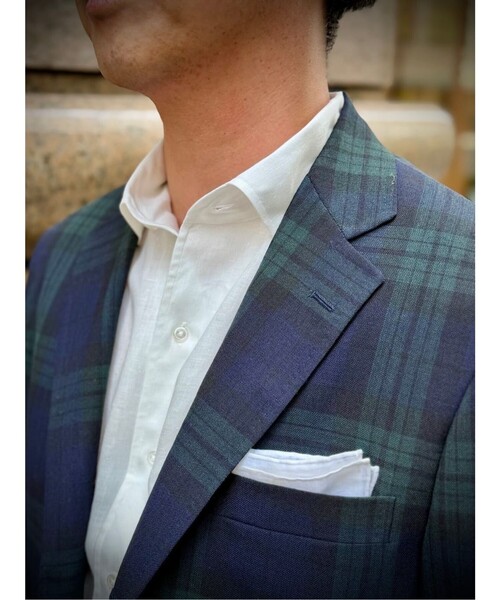 BROOKS BROTHERS(ブルックスブラザーズ)の「トロピカルウール ブラックウォッチ 段返り3釦ジャケット Traditional Made by RING JACKET(テーラードジャケット・メンズ・ネイビー・37SHT/38SHT/39SHT/40SHT/42SHT)」の11枚目の写真