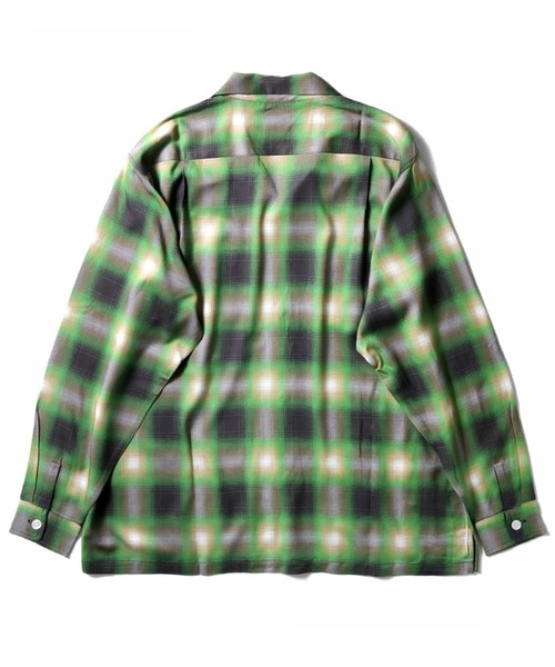 セール】【7色展開】HOUSTON ヒューストン OMBRE CHECK L/S SHIRT