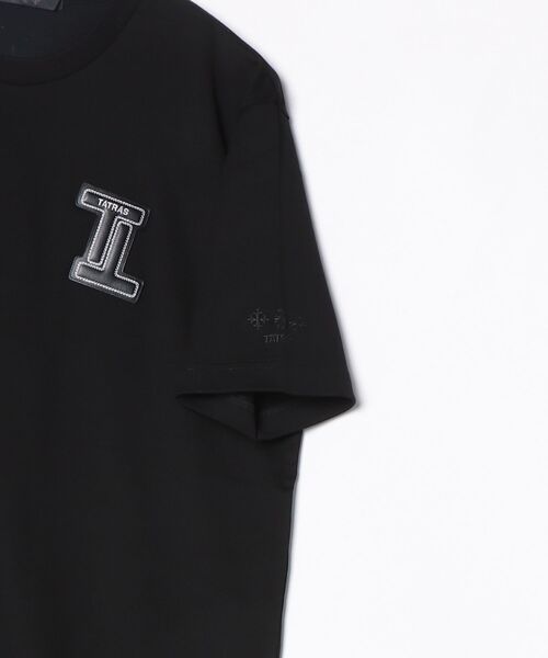 TATRAS（タトラス）の「[TATRAS/タトラス] CEFEO フェイクレザーワッペンロゴ ショートスリーブTシャツ（Tシャツ/カットソー・レディース・アイボリー/ブラック・1/2）」の21枚目の写真