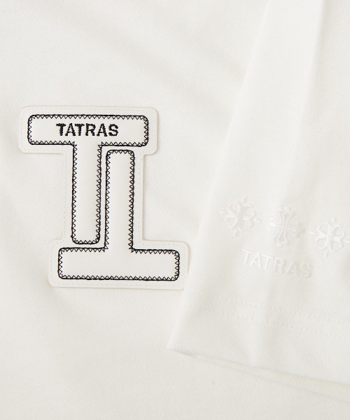 TATRAS（タトラス）の「[TATRAS/タトラス] CEFEO フェイクレザーワッペンロゴ ショートスリーブTシャツ（Tシャツ/カットソー・レディース・アイボリー/ブラック・1/2）」の18枚目の写真