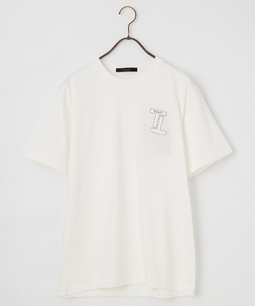 TATRAS（タトラス）の「[TATRAS/タトラス] CEFEO フェイクレザーワッペンロゴ ショートスリーブTシャツ（Tシャツ/カットソー・レディース・アイボリー/ブラック・1/2）」の19枚目の写真