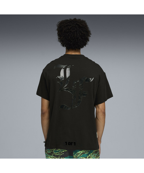PUMA(プーマ)の「PUMA プーマ ユニセックス バスケットボール LA FRANCE サプライ 半袖 Tシャツ(Tシャツ/カットソー・メンズ・ブラック/イエロー・LARGE/MEDIUM/X-SMALL/SMALL/X-LARGE)」の3枚目の写真