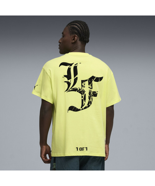 PUMA(プーマ)の「PUMA プーマ ユニセックス バスケットボール LA FRANCE サプライ 半袖 Tシャツ(Tシャツ/カットソー・メンズ・ブラック/イエロー・LARGE/MEDIUM/X-SMALL/SMALL/X-LARGE)」の7枚目の写真