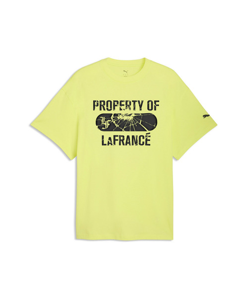 PUMA(プーマ)の「PUMA プーマ ユニセックス バスケットボール LA FRANCE サプライ 半袖 Tシャツ(Tシャツ/カットソー・メンズ・ブラック/イエロー・LARGE/MEDIUM/X-SMALL/SMALL/X-LARGE)」の9枚目の写真