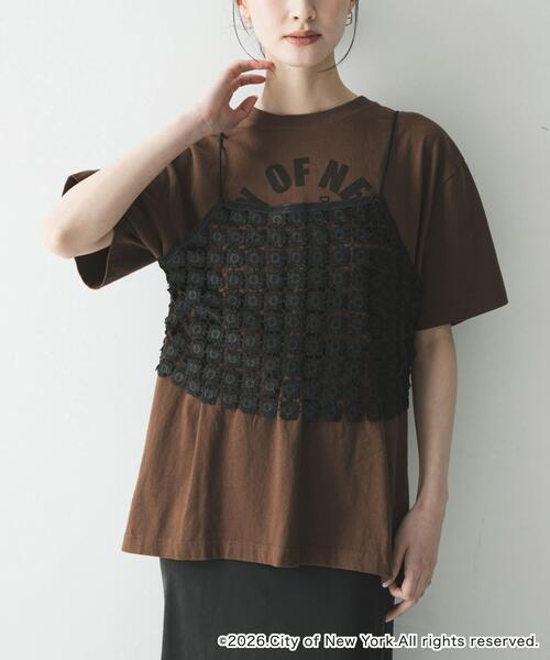 GOOD ROCK SPEED（グッドロックスピード）の「『別注』GOOD ROCK SPEED×URBAN RESEARCH　 NYC T-SHIRTS（Tシャツ/カットソー・レディース・ブルー/ブラウン/レッド・FREE）」の14枚目の写真