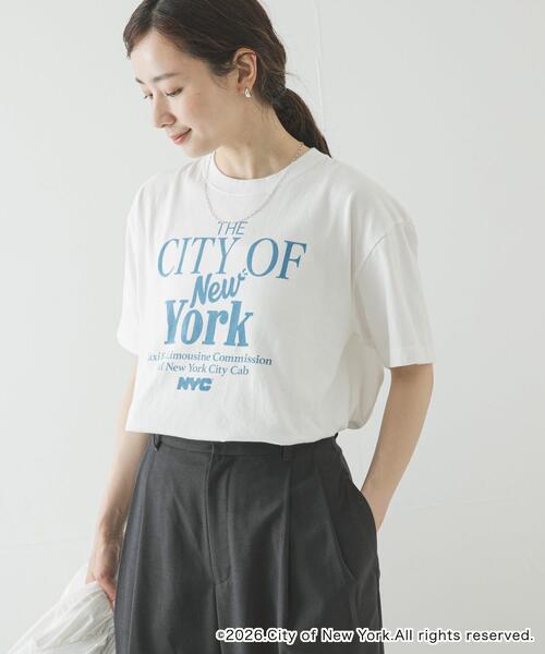GOOD ROCK SPEED（グッドロックスピード）の「『別注』GOOD ROCK SPEED×URBAN RESEARCH　 NYC T-SHIRTS（Tシャツ/カットソー・レディース・ブルー/ブラウン/レッド・FREE）」の5枚目の写真