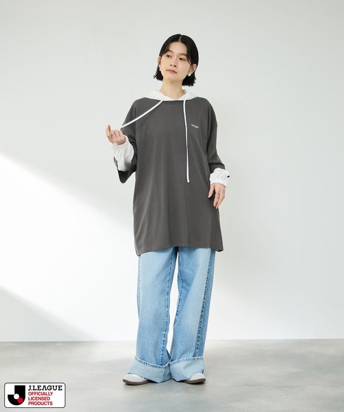 Mac-House(マックハウス)の「ヴィッセル神戸 デザインTシャツ/Jリーグ VISSEL KOBE(Tシャツ/カットソー・メンズ・チャコールグレー/ホワイト・M/L)」の5枚目の写真