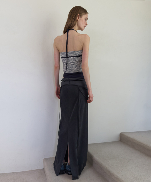 DIAGONAL(ダイアゴナル)の「BACK SLIT TUBE TOP (mix1)(ニット/セーター・レディース・その他・FREE)」の12枚目の写真