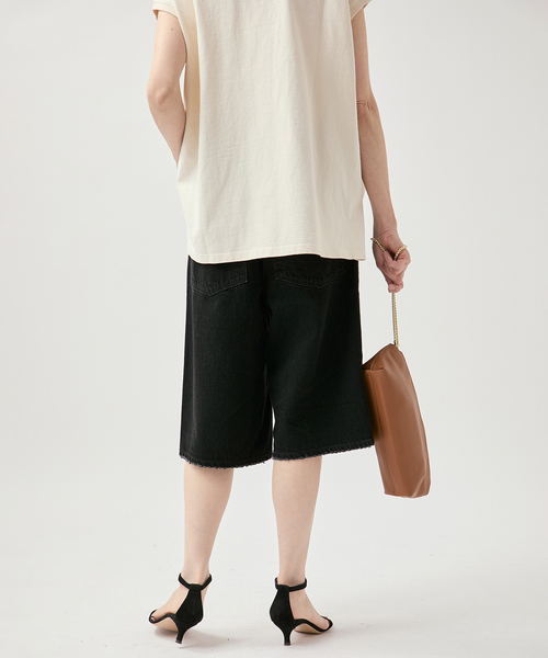 upperhights(アッパーハイツ)の「upper hights アッパーハイツ THE LIAM SHORT 8BB319602(その他パンツ・レディース・ブラック・26/25/24/23)」の9枚目の写真