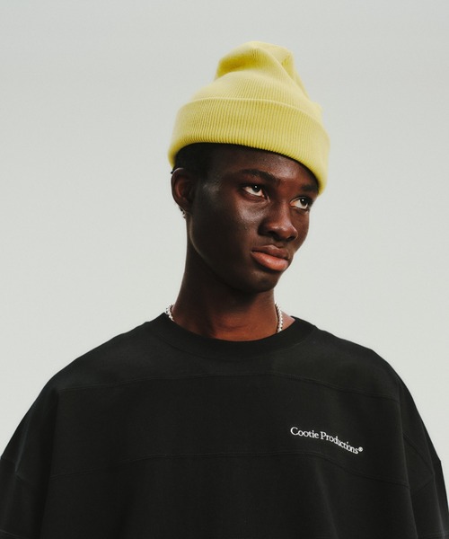 COOTIE PRODUCTIONS（クーティープロダクションズ）の「Plaited Jersey Paneling Border S/S Tee（Tシャツ/カットソー・メンズ・ブラック・SMALL/MEDIUM）」の2枚目の写真