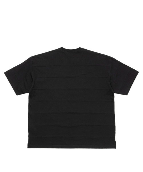 COOTIE PRODUCTIONS（クーティープロダクションズ）の「Plaited Jersey Paneling Border S/S Tee（Tシャツ/カットソー・メンズ・ブラック・SMALL/MEDIUM）」の3枚目の写真