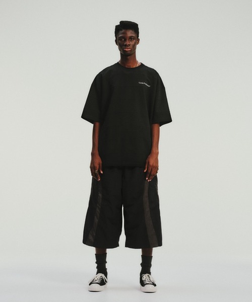 COOTIE PRODUCTIONS(クーティープロダクションズ)の「Plaited Jersey Paneling Border S/S Tee(Tシャツ/カットソー・メンズ・ブラック・SMALL/MEDIUM/LARGE/X-LARGE)」の4枚目の写真