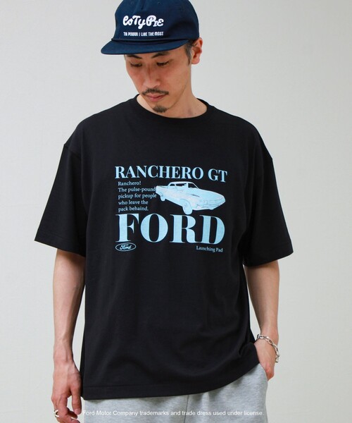 GOOD ROCK SPEED(グッドロックスピード)の「【GOOD ROCK SPEED】Ford / フォード グラフィックTシャツ(Tシャツ/カットソー・メンズ・ライトグレー/オフホワイト/ブラック・M/L)」の2枚目の写真