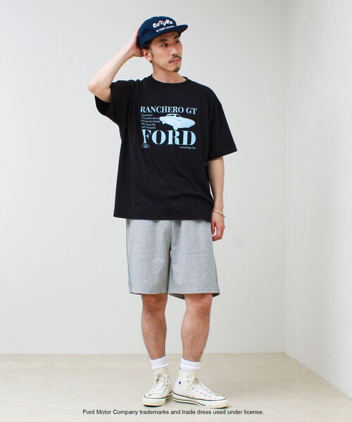 GOOD ROCK SPEED(グッドロックスピード)の「【GOOD ROCK SPEED】Ford / フォード グラフィックTシャツ(Tシャツ/カットソー・メンズ・ライトグレー/オフホワイト/ブラック・M/L)」の15枚目の写真