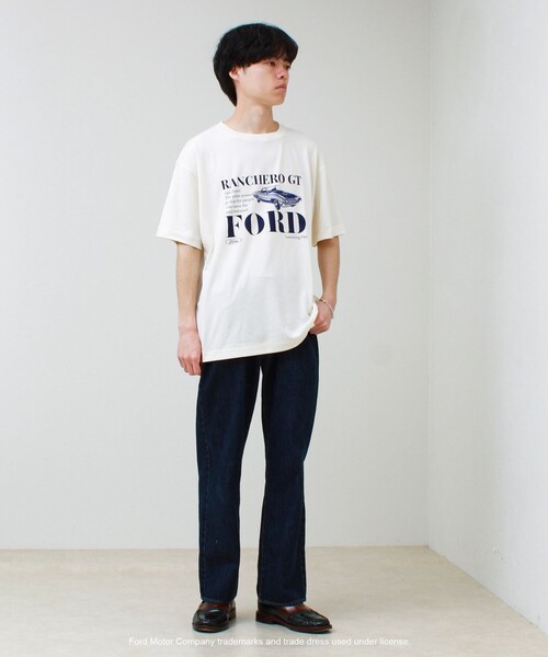 GOOD ROCK SPEED(グッドロックスピード)の「【GOOD ROCK SPEED】Ford / フォード グラフィックTシャツ(Tシャツ/カットソー・メンズ・ライトグレー/オフホワイト/ブラック・M/L)」の8枚目の写真