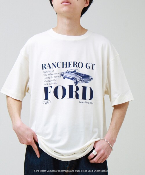 GOOD ROCK SPEED(グッドロックスピード)の「【GOOD ROCK SPEED】Ford / フォード グラフィックTシャツ(Tシャツ/カットソー・メンズ・ライトグレー/オフホワイト/ブラック・M/L)」の10枚目の写真