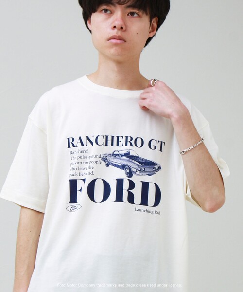 GOOD ROCK SPEED(グッドロックスピード)の「【GOOD ROCK SPEED】Ford / フォード グラフィックTシャツ(Tシャツ/カットソー・メンズ・ライトグレー/オフホワイト/ブラック・M/L)」の12枚目の写真