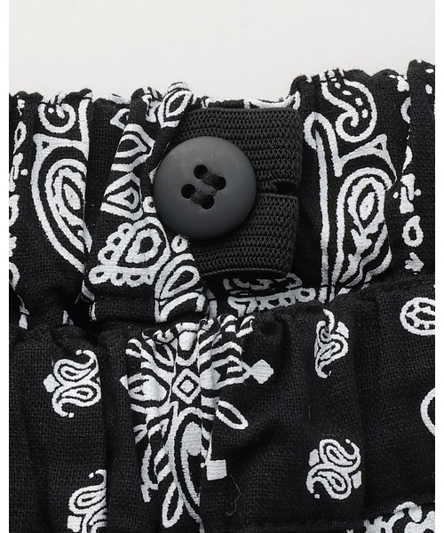 XLARGE KIDS(エクストララージキッズ)の「バンダナ総柄 パナマ織ショートパンツ(その他パンツ・キッズ・オフホワイト/ブラック・100cm/110cm/130cm/140cm/120cm/90cm)」の12枚目の写真