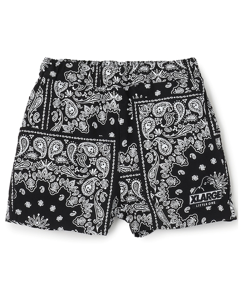 XLARGE KIDS(エクストララージキッズ)の「バンダナ総柄 パナマ織ショートパンツ(その他パンツ・キッズ・オフホワイト/ブラック・100cm/110cm/130cm/140cm/120cm/90cm)」の5枚目の写真