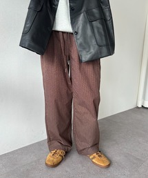 2タック ワイド イージーパンツ