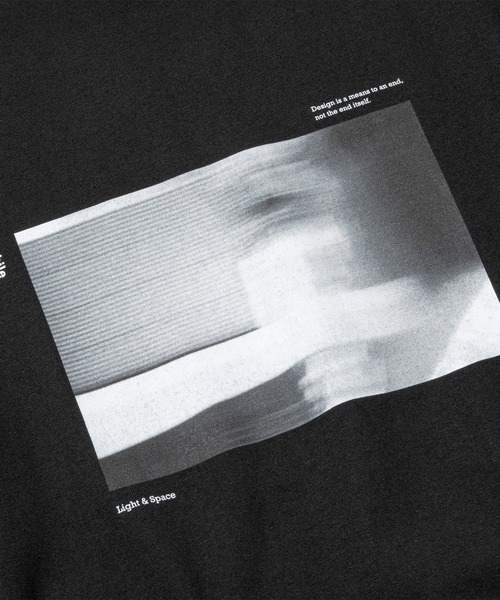 meanswhile(ミーンズワイル)の「Abstract Photograph Tee(Tシャツ/カットソー・メンズ・ホワイト系2/ホワイト系1/ブラック系1/ブラック系2・2(M)/1(S)/4(XL)/3(L))」の10枚目の写真