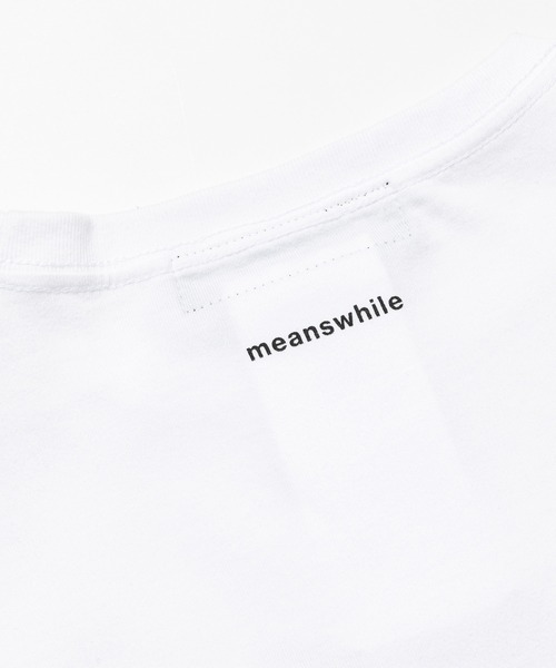 meanswhile(ミーンズワイル)の「Abstract Photograph Tee(Tシャツ/カットソー・メンズ・ホワイト系2/ホワイト系1/ブラック系1/ブラック系2・2(M)/1(S)/4(XL)/3(L))」の8枚目の写真