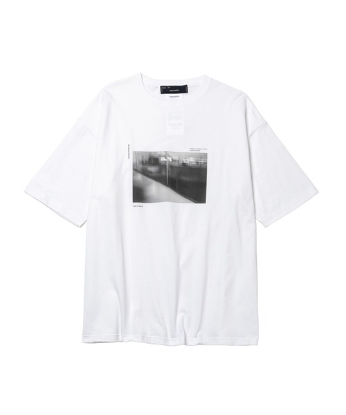 meanswhile(ミーンズワイル)の「Abstract Photograph Tee(Tシャツ/カットソー・メンズ・ホワイト系2/ホワイト系1/ブラック系1/ブラック系2・2(M)/1(S)/4(XL)/3(L))」の21枚目の写真
