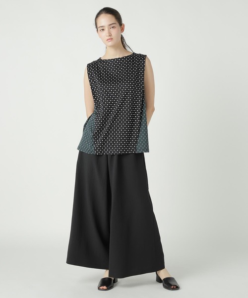 ZUCCa(ズッカ)の「DOT DOCKING JERSEY / タンクトップ / P(タンクトップ・レディース・ブラック/ブルー・M size)」の10枚目の写真