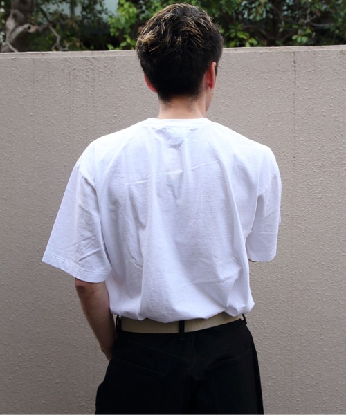 WALLA WALLA SPORT（ワラワラスポーツ）の「WALLA WALLA SPORTS/ワラワラスポーツ 6oz チューブポケットTEE　6oz TUBE POCKET TEE（Tシャツ/カットソー・メンズ・スミクロ/ホワイト/アイボリー・M/L/XL）」の8枚目の写真